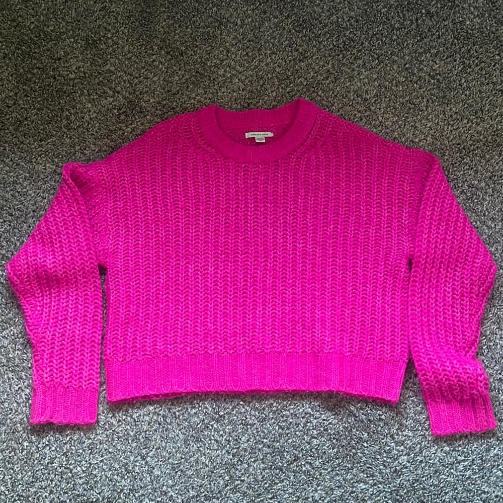 American Eagle Pink Sweater